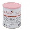 EpilWax Pot de Cire Liposoluble Rose pour Épilation - Cire Chaude Professionnelle en Pot de 800 ml