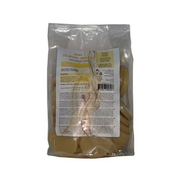 Storepil - BLONDE. 1kg de galets de cire pelable pour épilation