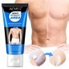 Depilatoire Homme Intime,Kit D’éPilation Parties Intimes Men Partie Intime Homme Pour Les Zones Sensibles, CrèMe DéPilatoire 