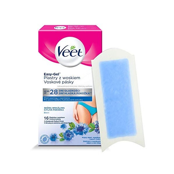 Easy-Gel Wax Strips Bikini Sensitive Skin