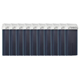 Purewax | 10 Cartouches de cire à épiler BLEU | épilation avec bande | Roll on 100ml | professionnel | jambes | aisselles | b