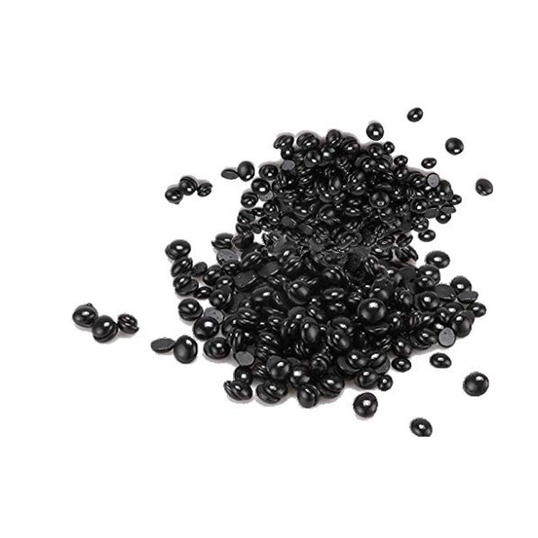 Perles de cire à épiler NOIRE, convient aux hommes, cire pelable sans bande- PUREWAX By Purenail, sachet 1 kg - TOP PROMO