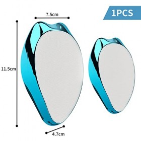 WOOXDYUK Épilateur sans rasage, douleur et coupe | Gomme pour femme avec effet exfoliant | Épilateur Crystal bleu