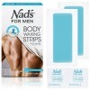 Nads - Bandes de cire dépilatoire pour homme - Pack de 20