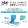 Nads - Bandes de cire dépilatoire pour homme - Pack de 20