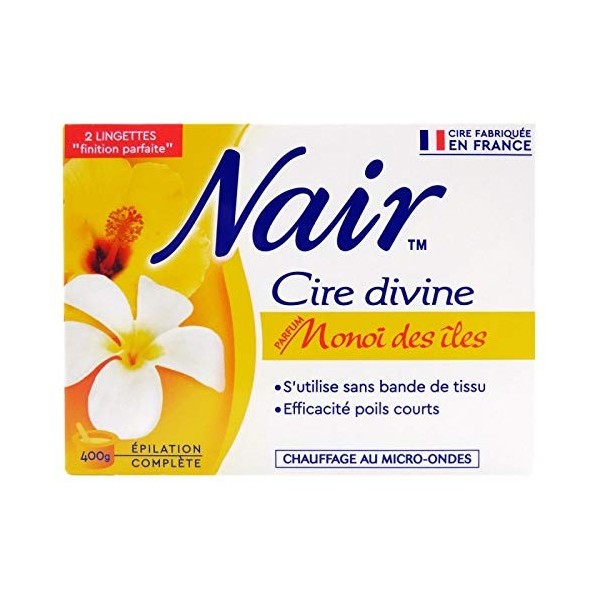 Nair - Cire Divine Monoï Des Ïles Résine Micro Ondable 400G - Lot De 3 - Prix Du Lot - Livraison Rapide En France Métropolita