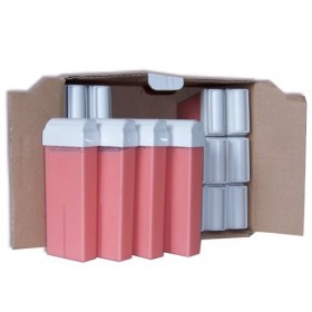 Storepil - 24 recharges 100 ml de cire à épiler jetable ROSE pour épilation