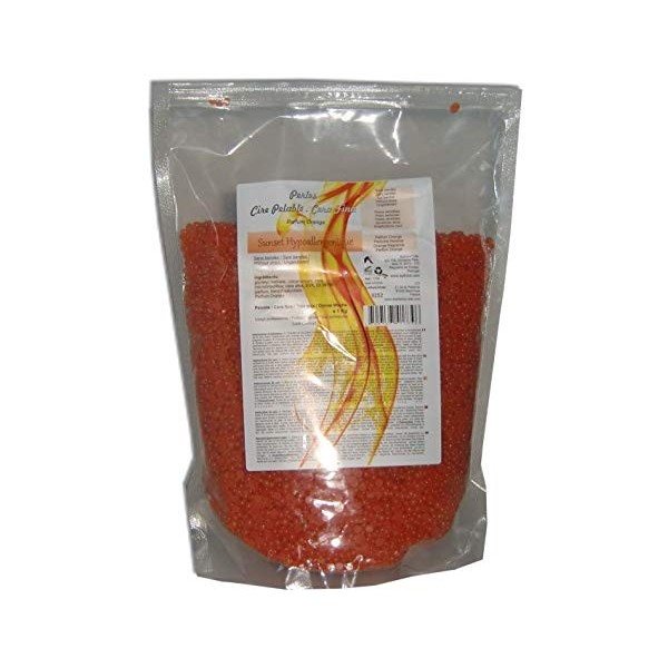 Storepil - 1 kg Perles cire intégrale SUNSET, Une cire très basse teméprature