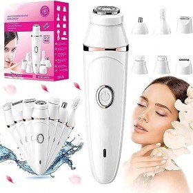 Pluxy Epil Pro 3.0 Épilateur pour le visage pour femme, épilateur 7 en 1, épilateur de visage pour femme, profitez dun visag