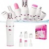 Épilation Pluxy, épilation Pluxy pour le visage, brosse épilatrice et nettoyante rechargeable 7 en 1, kit doutils de beauté 