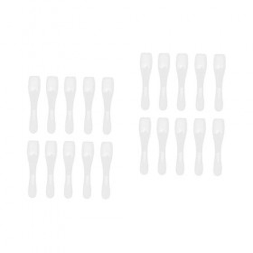 POPETPOP 200 Pcs Silicone Raclette Mini Spatule Silicone Grattoir Outil Crème Mélange Cuillère Jetable Maquillage Cuillère Mi