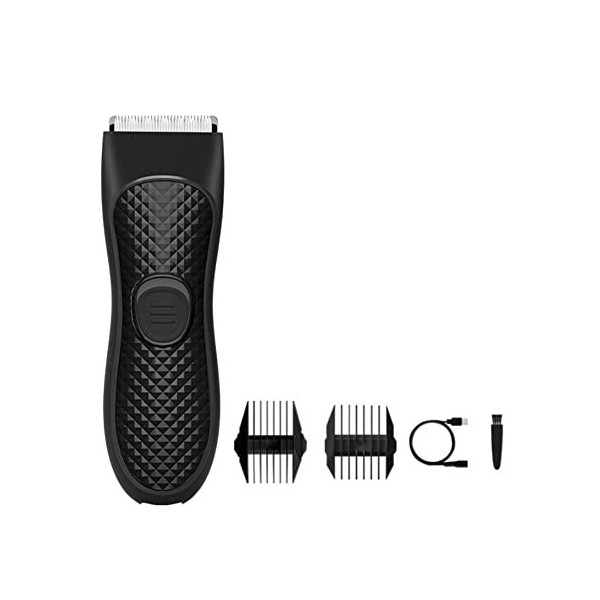 Pcivzxam 1Set Tondeuse Électrique pour Homme Tondeuse à Cheveux Épilateur Noir Rasoir Rechargeable