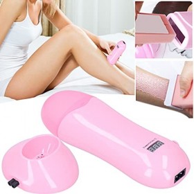 Épilateur à Cire, Chauffe-cire pour épilation, épilateur Portable, Machine à épiler, Chauffe-cire épilatoire, Prise Ue Rose, 