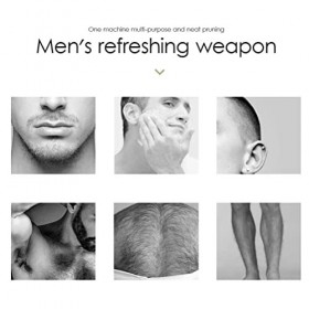 Tondeuse à Cheveux électrique USB Rétractable, Tondeuse pour le Corps en Titane, Lumière LED, UtilisationFil de 90 Minutes G