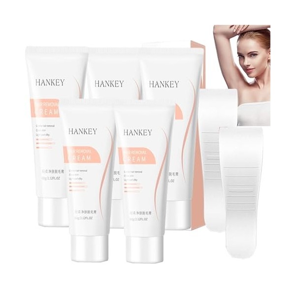 Hankey Crème Dépilatoire, Crème Dépilatoire, Crème Dépilatoire Pour Femmes Et Hommes, Crème Dépilatoire Pour Le Visage, Pour 