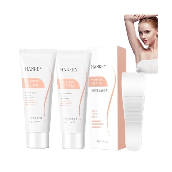 Hankey Crème Dépilatoire, Crème Dépilatoire, Crème Dépilatoire Pour Femmes Et Hommes, Crème Dépilatoire Pour Le Visage, Pour 