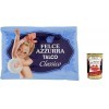 PAGLIERI Felce Azzurra Talco Classico Lot de 20 sachets de poudre pour le corps Talc Talc 100 g + Polpa italien Gourmet 400 g