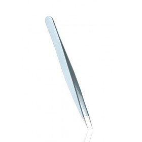 Pince à épiler professionnelle - Pince a epiler pointue - Pincette pour poils incarnés et éclats - bleu claire