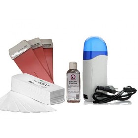 Kit EPILATION | 1 Chauffe Cartouche de cire | + Cartouches de cire à épiler | +Bandes dépilation | +1 Huile Post Épilatoire 