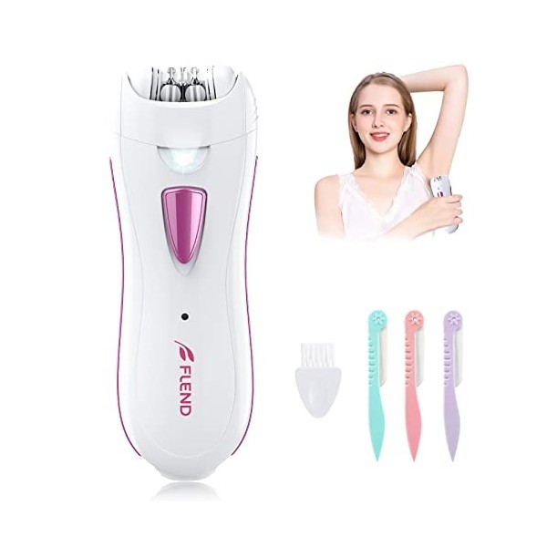 Épilateur Femme Épilateur Visage pour Femme Épilateur Femme Visage Épilateur sans fil Épilateur Visage avec Lumière LED Épila