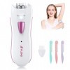 Épilateur Femme Épilateur Visage pour Femme Épilateur Femme Visage Épilateur sans fil Épilateur Visage avec Lumière LED Épila