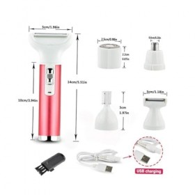 POPETPOP 1 Set Épilateur Portable Rasoir Électrique Portable Bikini Tondeuse Femmes Rasoir Corps Femmes Tondeuse Dame Outils 
