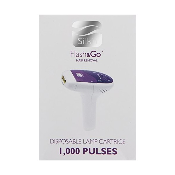 Silkn Flash&Go Ampoule Recharge - 1000 Flashs - Superficie de Traitement de 4 cm² - 1 Pièce