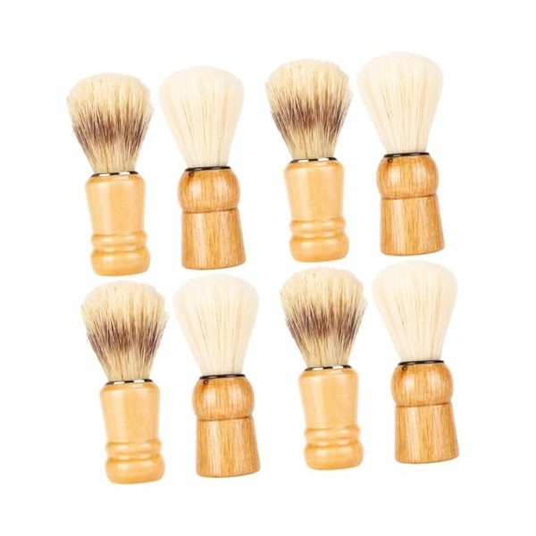 8 Pièces Brosse À Barbe Cadeaux Masculins Cadeau Pour Blaireaux Pour Blaireau Pour Brosse À Raser Modèle De Bouc Pour Brosse 