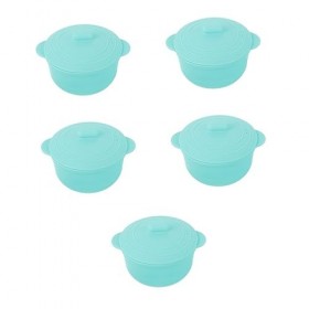 FRCOLOR 5 Pièces Bol En Silicone Fondant à Cire Remplacement De Doublure De Pot De Cire Pot De Cire En Silicone Bol De Soins 