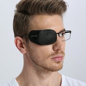 FCAROLYN Lot de 6 cache-œil pour lunettes pour traiter les yeux paresseux, amblyopie, strabisme, noir