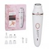 Rasoirs électriques Pour Femmes, Tondeuse Et Rasoir Rechargeable USB 7 En 1 Pour Femmes, Rasoir électrique Sans Fil Pour Femm