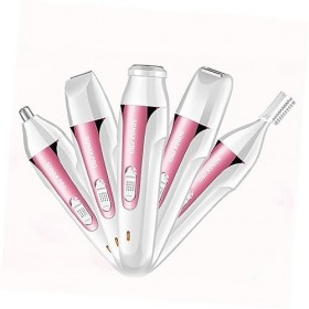 FRCOLOR Rasoir Pour Femme Rasoir En Tissu Rechargeable Rasoir Femme Electrique Rasoir Electrique Tondeuse à Sourcils Femme Gr