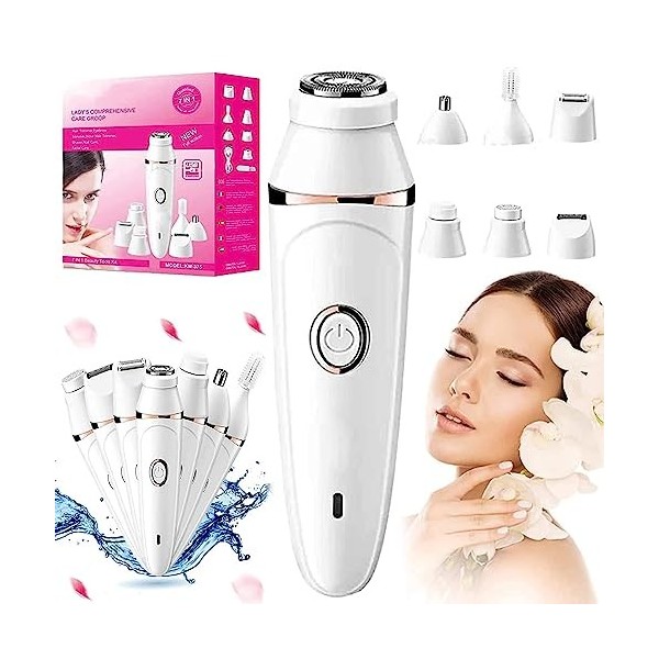 Épilation Plux Pour Le Visage, Épilation Du Visage Plux Epil Pro 3.0 Pour Les Femmes, Brosse épilatoire Et Nettoyante Recharg