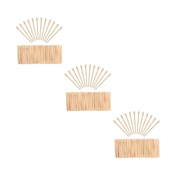 FRCOLOR Kit DÉpilation À La Cire 2000 Pièces Bâtons DÉpilation En Bois Bande De Cire Épilation Abaisse-Langue De Cire En Bo