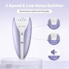 Epilateur Electrique Femme, Epilateur Visage Femme Sans Fil, épilateur Efficace pour Bikini et Visage, Rasoir électrique Rech