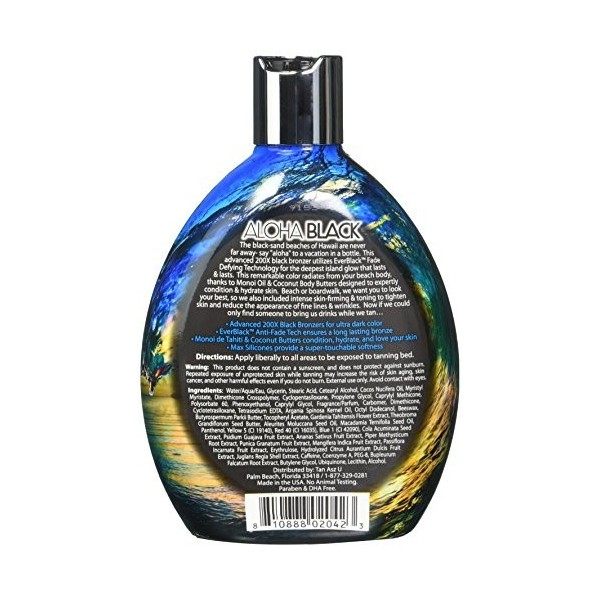 Tan Asz U ALOHA BLACK Advanced 200X Black Bronzer - 13.5 oz. by Tan Asz U