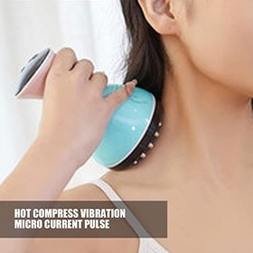 Brosse Méridienne électrique, Brosse de Massage Dacupuncture Chauffante à Usage Domestique, Masseur de Cellulite électrique