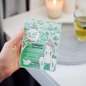 VICTORIA BEAUTY Collagen EYE zone mask NEW formula 30 sheets