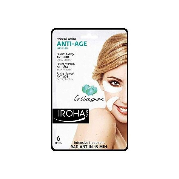 Iroha Nature - Patchs Hydrogel Anti-Âge Yeux/Lèvres