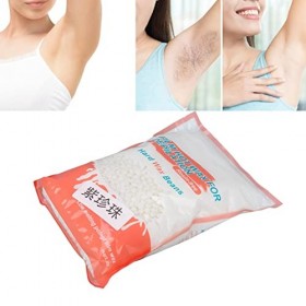 Perles dépilation indolores Facile à ralentir la croissance des cheveux Perles de cire dure Bâton chauffant à la cire pour l