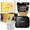 Mylee Kit de cire avancé - Solution complète dépilation professionnelle pour une peau lisse et soyeuse - Comprend un chauffe