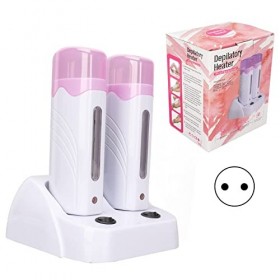 Chauffe-Cire Roller Duo 40w, Cartouches de Cire Chauffantes Vides Portables pour léPilation