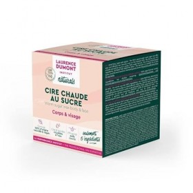 Laurence Dumont Institut Naturals - Cire Chaude Corps et Visage - 250ml - Pour une épilation douce et efficace - Peau lisse e
