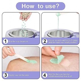 X&Z-XAOY Chauffe-Cire Professionnel Chauffe-Cire Électrique Chauffe-Cire À La Paraffine Machine À Cire Fondue pour Les Soins 