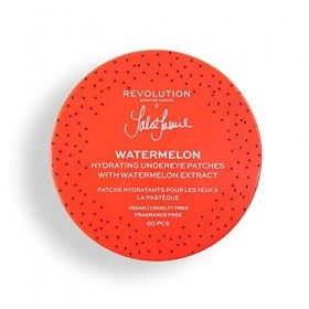 Revolution Skincare London, Patchs hydratants pour les yeux avec or colloïdal, Jake Jamie Watermelon, 60pcs