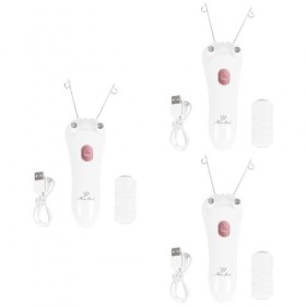 FOMIYES 3 Pièces Filetage Du Visage Épilation Visages Épilateur Rechargeable Filetage Épilateur Facial Visage Rasoir Pour Fem