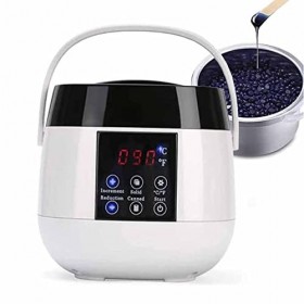 JIANLE Outil dépilation, Chauffe-Cire Chaude, Machine à Cire dépilation avec Bouton Tactile Intelligent Chauffe-Cire antiad