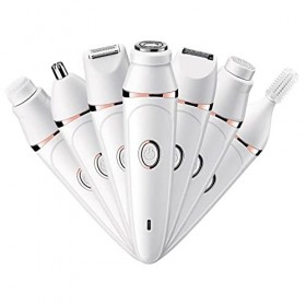 Épilateur Électrique Tondeuse Femme - Épilateur Étanche, Épilateur Compact Rasage Et Tondeuse, Épilation Facile Des Poils Dou