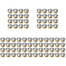 FRCOLOR 125 Pièces Bol De Fusion De Cire Bol De Fusion De Perles De Cire Contenant De Cire En Aluminium Bols De Fusion De Har