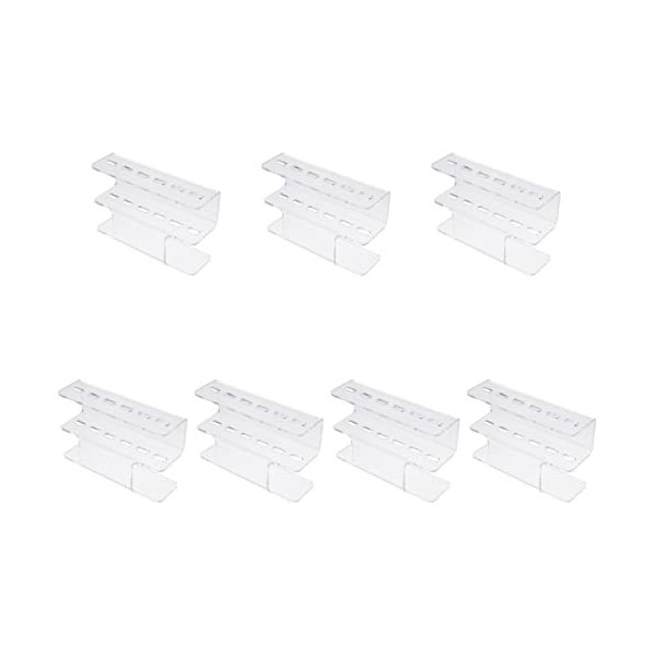 NUOBESTY 7 Pièces Étagère De Rangement Support De Pince à Épiler Porte-pince à Épiler Pince à Cils Pour Extensions Fouetter P